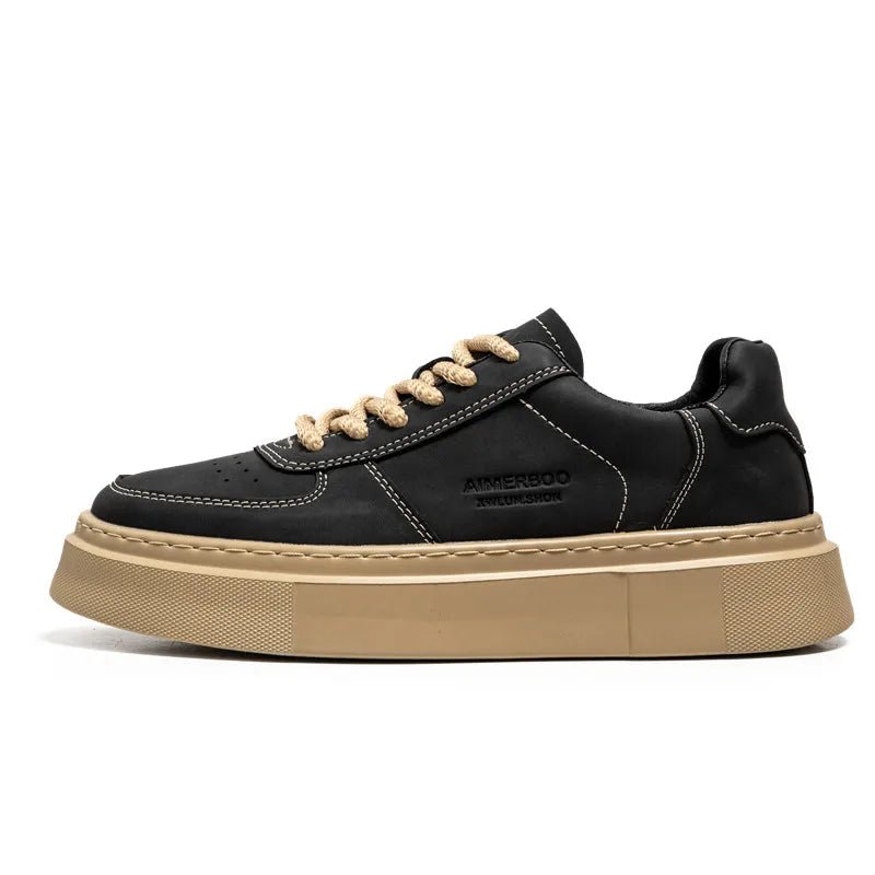 Shoes Men Leather Loafers Black - SevenSNK